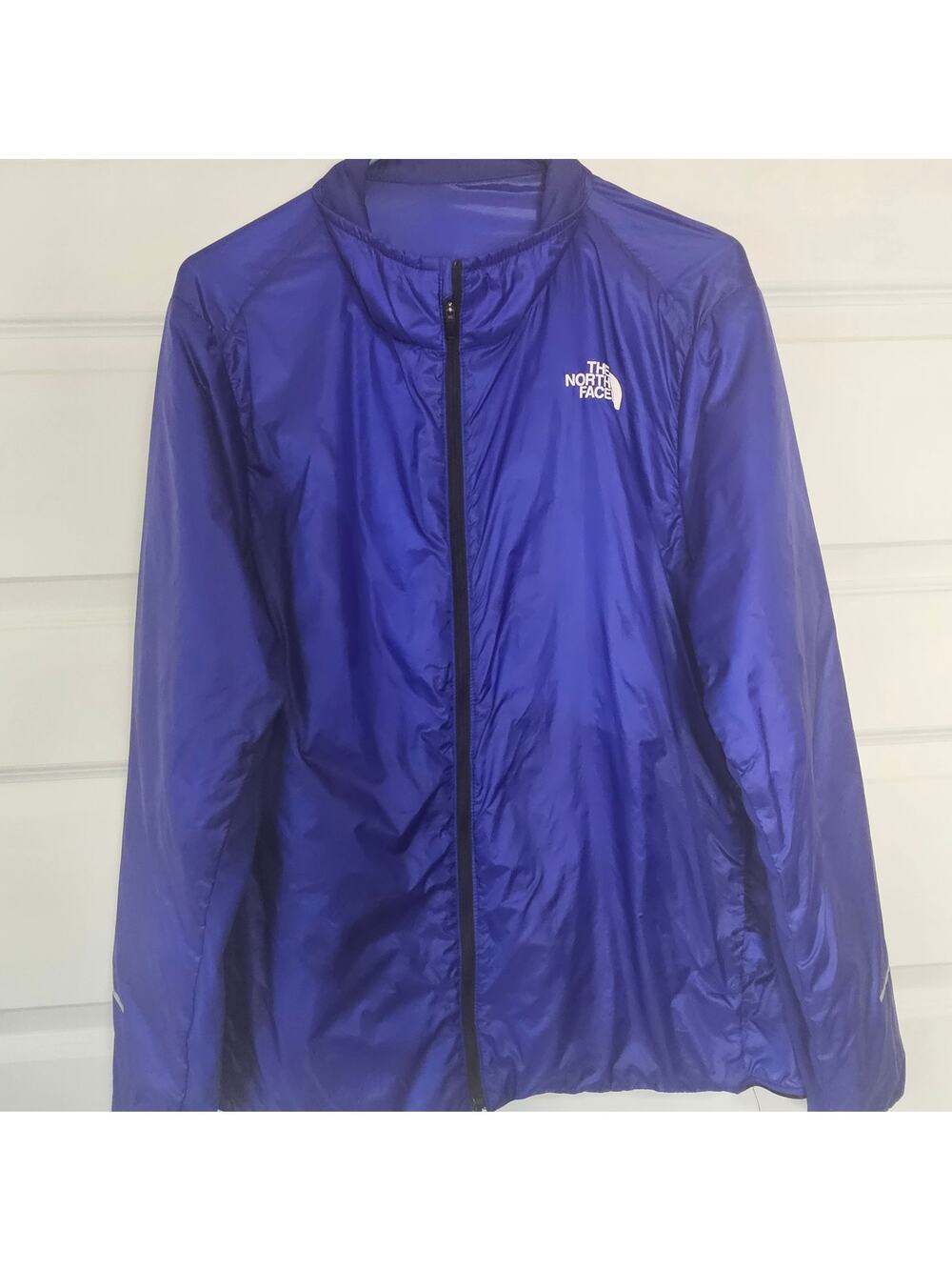 The North Face Winter Warm Insulated Jacket Men's Size Large Blue Lapis Full Zip